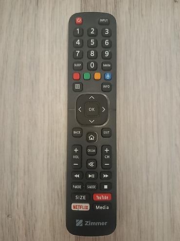Zimmer TV pulti - Tam ölçülü, erqonomik dizaynlı uzaqdan idarəetmə -