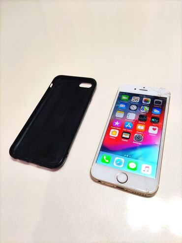 Apple iPhone: IPhone 6, 64 GB, Qızılı, Barmaq izi