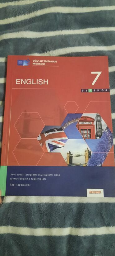 5 ci sinif ingilis dili test kitabı: 7ci sinif english dili test banki icerisinde az yazilb karandasnan