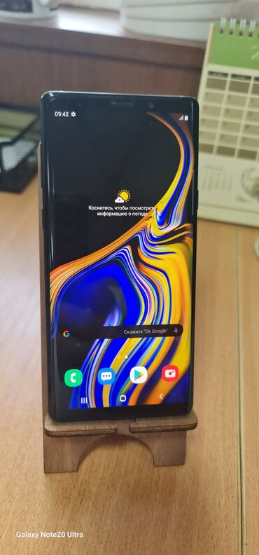 не рабочий телефоны: Samsung Galaxy Note 9, Колдонулган, 128 ГБ, түсү - Кара, 2 SIM