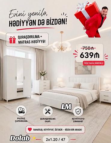 kolidor skafi: Yataq dəsti Sifarişlə və yeni Qiymət : 639₼ Dəstə daxildir — 2
