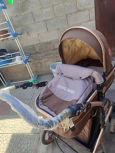 foo foo: Универсальная детская коляска Ining Baby в коричнево-бежевой — 2