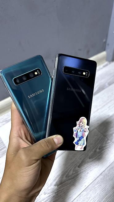unihertz tank 3: Samsung Galaxy S10, Б/у, 128 ГБ, цвет - Зеленый, 2 SIM, eSIM — 3