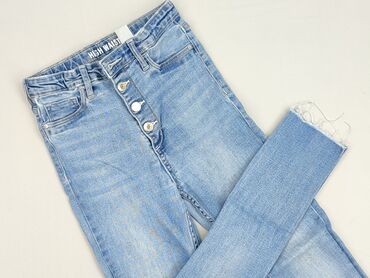 wersow bielizna: Spodnie jeansowe, H&M, 11 lat, 140/146, stan - Bardzo dobry