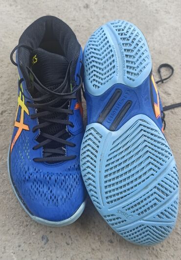 Мужские кроссовки, 41.5, Asics, Б/у, цвет - Синий