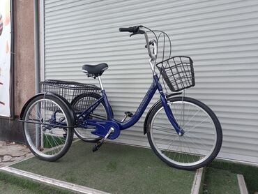 трехколесный: Трехколесный велосипед для взрослых чондор учун колеса 24
