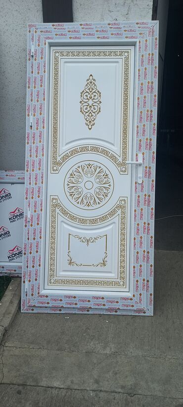 Plastik qapılar: Yeni Plastik qapı Zamok və çərçivə ilə, Zəmanətli, Pulsuz quraşdırma, Rayonlara çatdırılma, Pulsuz çatdırılma, Ödənişli çatdırılma — 12