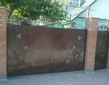 Покраска: Красим ворота — 2