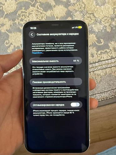 Apple iPhone: IPhone 11, Б/у, 128 ГБ, Белый, 84 % — 2