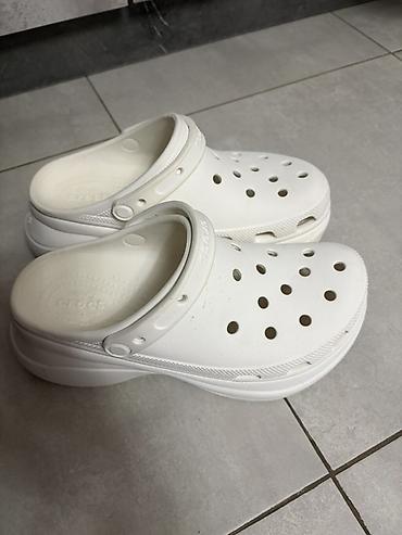 crocs original: Сабо, 38, Crocs, Б/у, цвет - Белый, Платная доставка, Самовывоз — 2