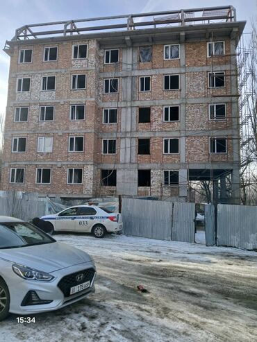 квартиры бишкек: 2 комнаты, 61 м², Индивидуалка, 5 этаж, ПСО (под самоотделку)