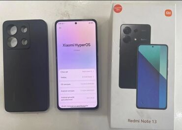 en ucuz plansetler: Redmi Note 13, 256 GB, rəng - Qara