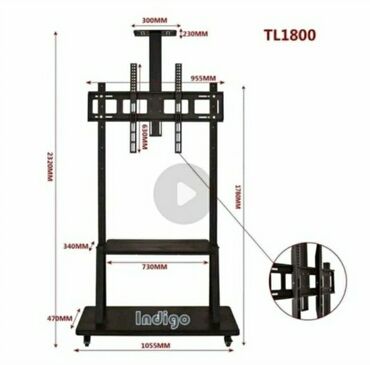 Kronşteynlər: 32 düyümdən 100 düyümə kimi Televizorlar üçün təkərli mobil stendlər -da lalafo.az — 19 Kronşteynlər: 32 düyümdən 100 düyümə kimi Televizorlar üçün təkərli mobil stendlər — 19