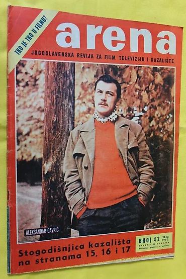 spica ruma: ARENA, JUGOSLAVENSKA REVIJA ZA FILM, TV KAZALIŠTE 37-44, 1-4 | — 8