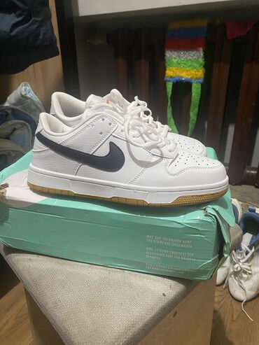 Кроссовки и спортивная обувь: Мужские кроссовки, 40.5, Nike, Новый, цвет - Белый, Самовывоз, Платная доставка