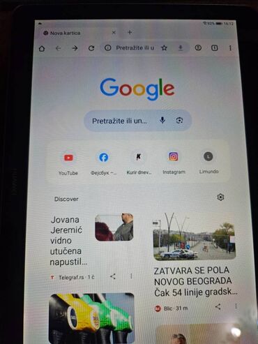 Tableti: Huawei MediaPad T3 10-Tablet radi, brzo otvara, tač radi, baterija je na lalafo.rs — 12 Tableti: Huawei MediaPad T3 10-Tablet radi, brzo otvara, tač radi, baterija je — 12