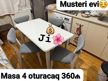 metbex ucun krantlar: Mətbəx üçün, Yeni, 4 stul — 1