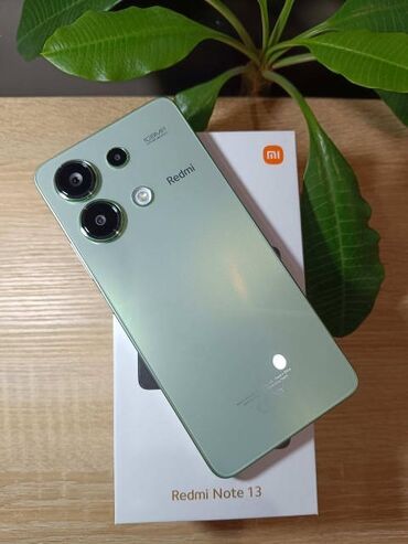 redmi not 13 ikinci el: Redmi Note 13, 128 GB, rəng - Yaşıl, Zəmanət, Sensor, Barmaq izi