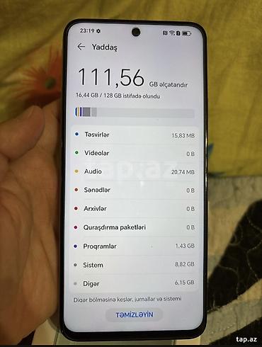 telefon tap: Honor X7b, 128 GB, Barmaq izi — 5