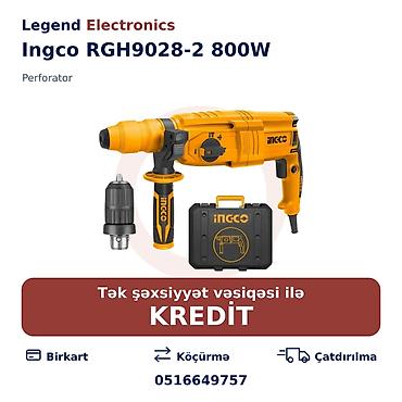 ingco qiymetleri: Elan başlığı: Perforator Ingco RGH9028-2 800W Elan mətni: Ingco — 1
