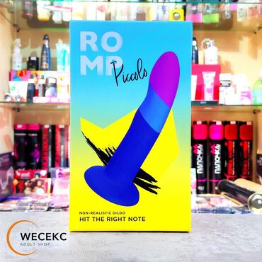 Товары для взрослых: Яркий фаллоимитатор Romp Piccolo с присоской - 14 см. Фаллоимитатор