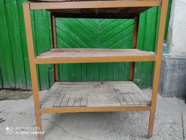 кованая мебель: Тумба-стол металлическая из хорошего качественного уголка в отличном