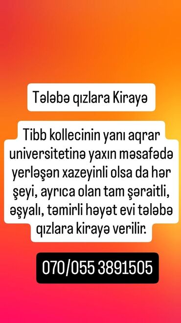 ehmedlide kiraye evler 2024: 400 kv. m, 2 otaqlı