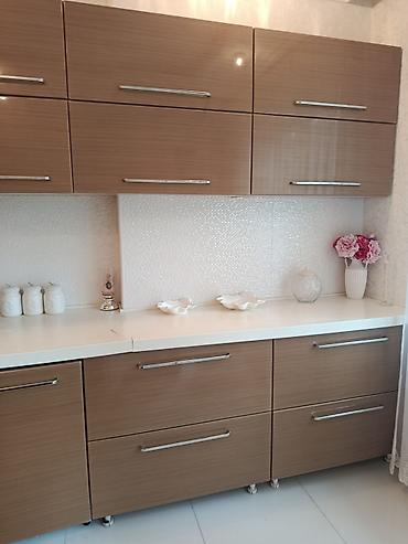 set mebel: Hotpoint Ariston ankastr sistemli mətbəx seti - Mebel: Uzun xəttli — 4
