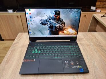 ekran kart: İşlənmiş ASUS TUF Gaming, 15.6 ", Intel Core i5, 512 GB