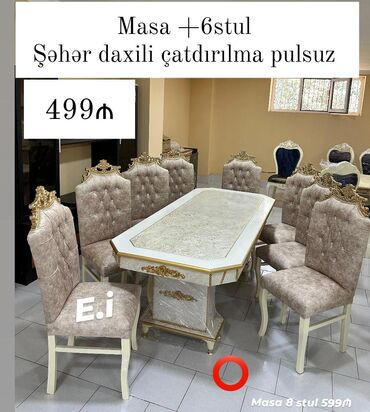 uşaq ucun stol stul: Для гостиной, Новый, 6 стульев