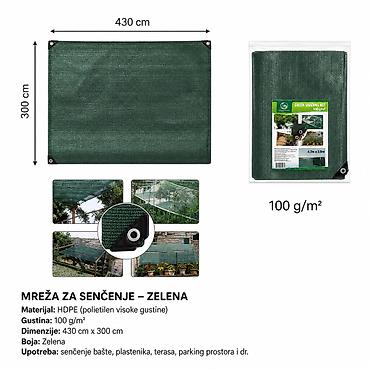 KMT Platno za tendu – duplo zeleno 2008466 Opis: Platno je namenjeno