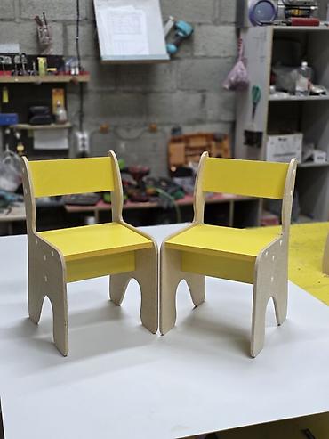 Детские стулья: Детский стул, Новый, Дерево, цвет - Зеленый, Самовывоз — 7