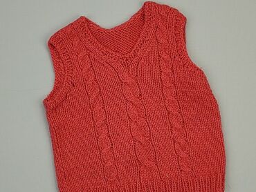 sweterek w kratkę: Sweter, 6-9 m, stan - Dobry