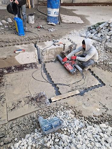 Beton işləri: Beton kəsmə beton deşmə xidməti Karot - HILTI DD 200 / 350 ilə 25 ° — 1