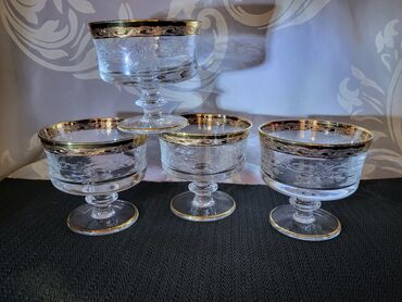 Čaše: Case rucni,rad,kristal murano medici za vino iz 60ih. Case kristal za — 8