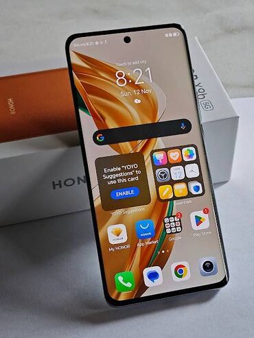 hazır biznes telefon: Honor X9b, 256 GB, rəng - Göy, Barmaq izi, Simsiz şarj, İki sim kartlı