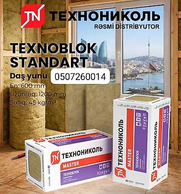 Texnonikol MASTER – daş yunu izolyasiya lövhələri Məhsul növü: -