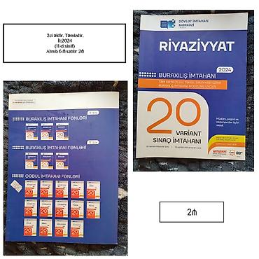 informatika codera 2026 pdf: Riyaziyyat 11-ci sinif, 2024 il, Ödənişli çatdırılma — 1