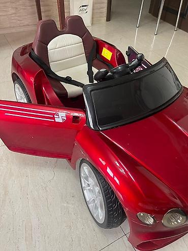 mashin al: Uşaq üçün elektrikli minik maşını – qırmızı rəng Xüsusiyyətlər: - — 3