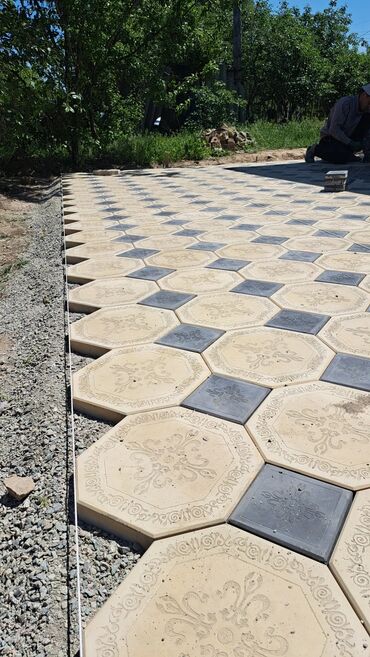 Тротуарная плитка: Тротуарная плитка, Другая модель, Мраморная, Для парковки, Новый — 3