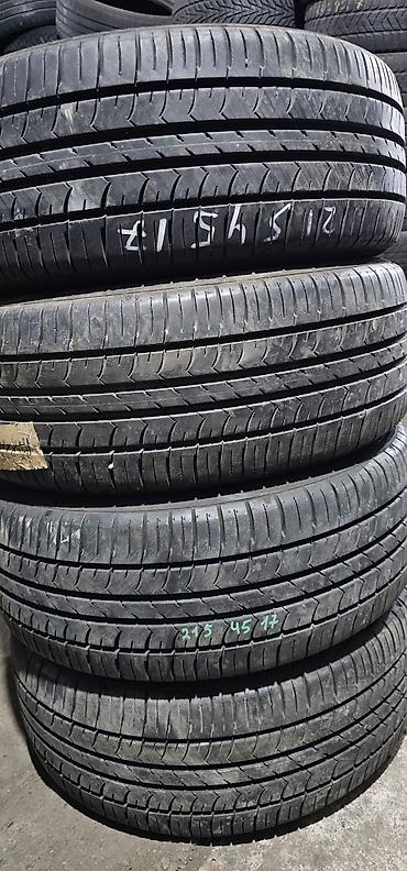 Шины 215 / 45 / R 17, Лето, Б/у, Комплект, Легковые, Япония, GoodYear