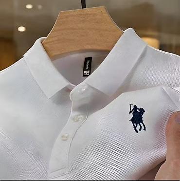 мужской одежды: Мужская футболка, 2XL, Polo Ralph Lauren, Новый, цвет - Белый — 2