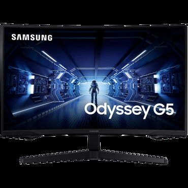 Мониторы: Монитор, Samsung, Б/у, QLED, 32" - 33"