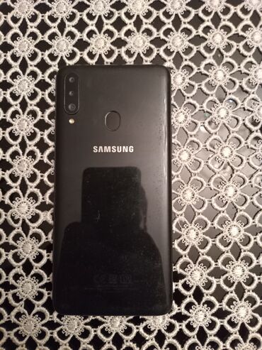 телефон samsung: Samsung A20s, 32 GB, rəng - Mavi, Barmaq izi