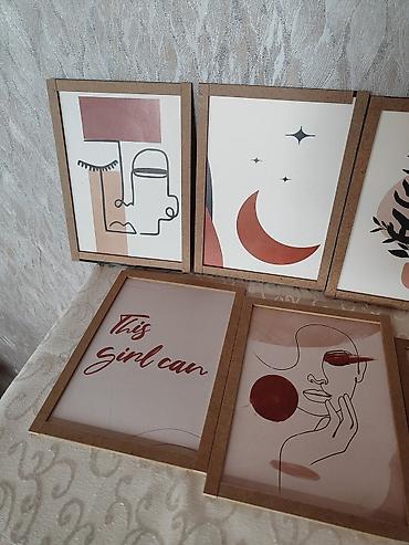 divar dekorları: Minimalist divar posteri – xətt sənəti kolleksiyası, sifariş üçün zəng — 3