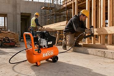 Компрессоры: DECO DCM-50 (DCM-50L) — поршневой воздушный компрессор для — 2