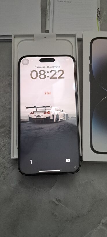 овио кондиционер бишкек: IPhone 14 Pro Max, Колдонулган, 256 ГБ, Кара, Заряддоочу түзүлүш, Коргоочу айнек, Каптама, 88 %