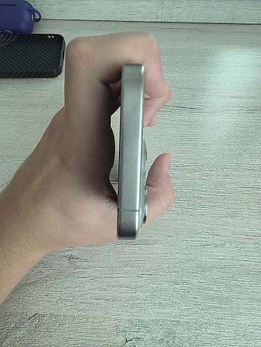 iphone cable: IPhone 15 Pro, Б/у, 128 ГБ, Natural Titanium, Коробка, 89 % — 4