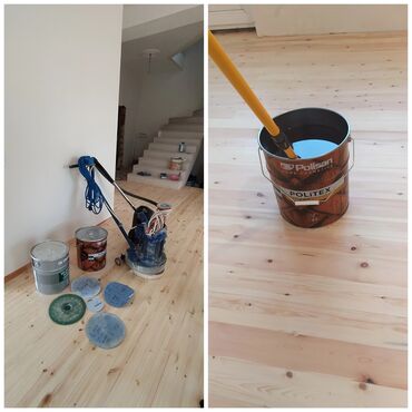 Döşəmə işləri: Döşəmə ustası Salam.Pol ve Parketin yonulub dolğusu ve — 8
