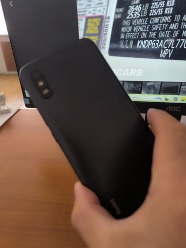 бу вентилятор: Redmi, Redmi 9A, Б/у, 64 ГБ, цвет - Черный, 2 SIM